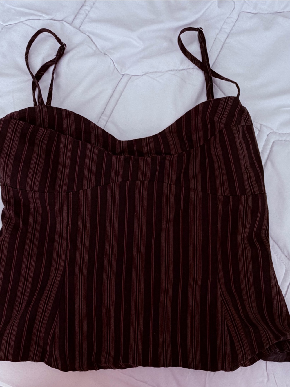 Princess Polly Black & Brown Striped Wide-Leg Jumpsuit - Picture 2 of 6